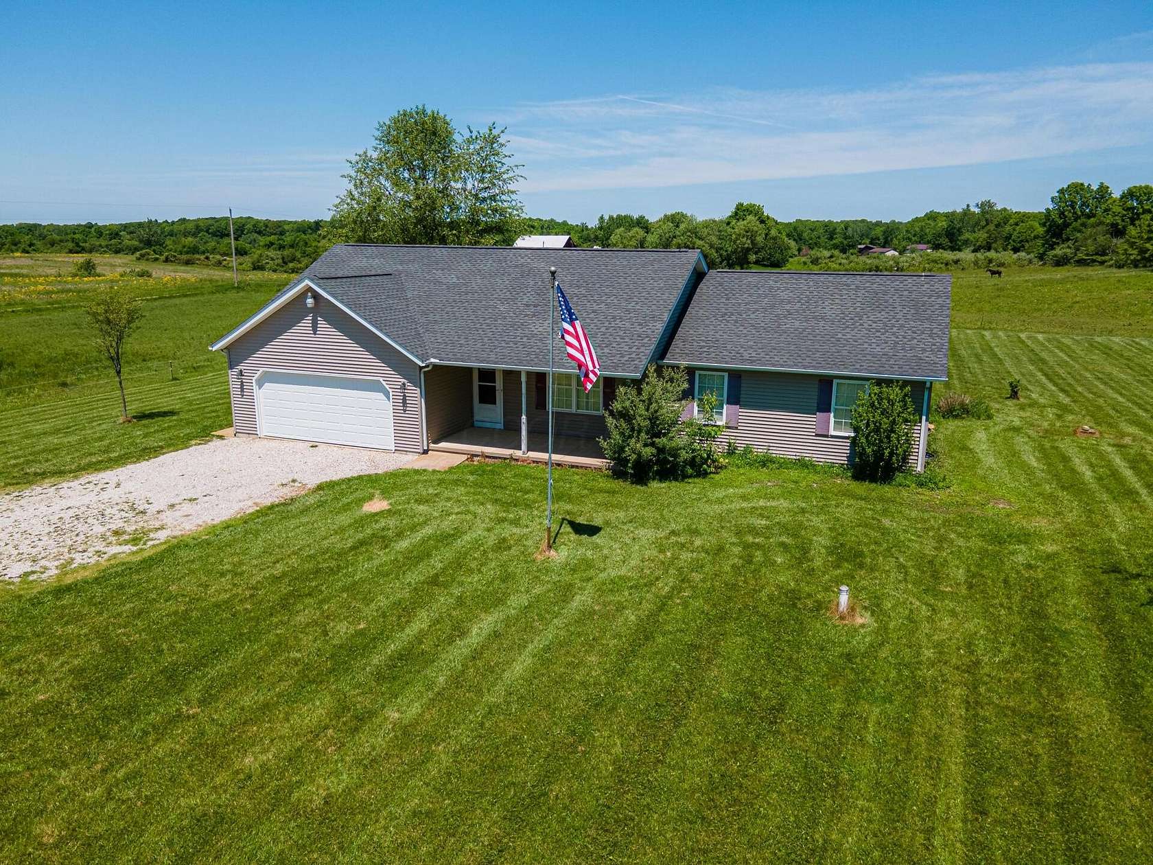 6.2 Acres of Land with Home for Sale in Mount Gilead, Ohio