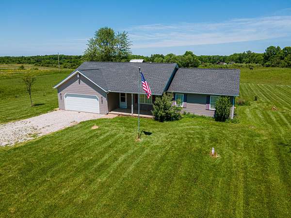 6.2 Acres of Land with Home for Sale in Mount Gilead, Ohio