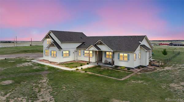 35.6 Acres of Recreational Land with Home for Sale in Calhan, Colorado