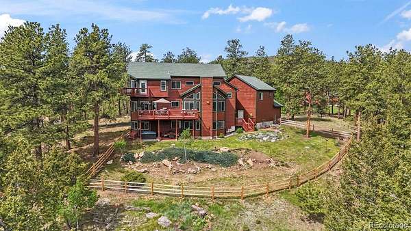 3 Acres of Land with Home for Sale in Bailey, Colorado