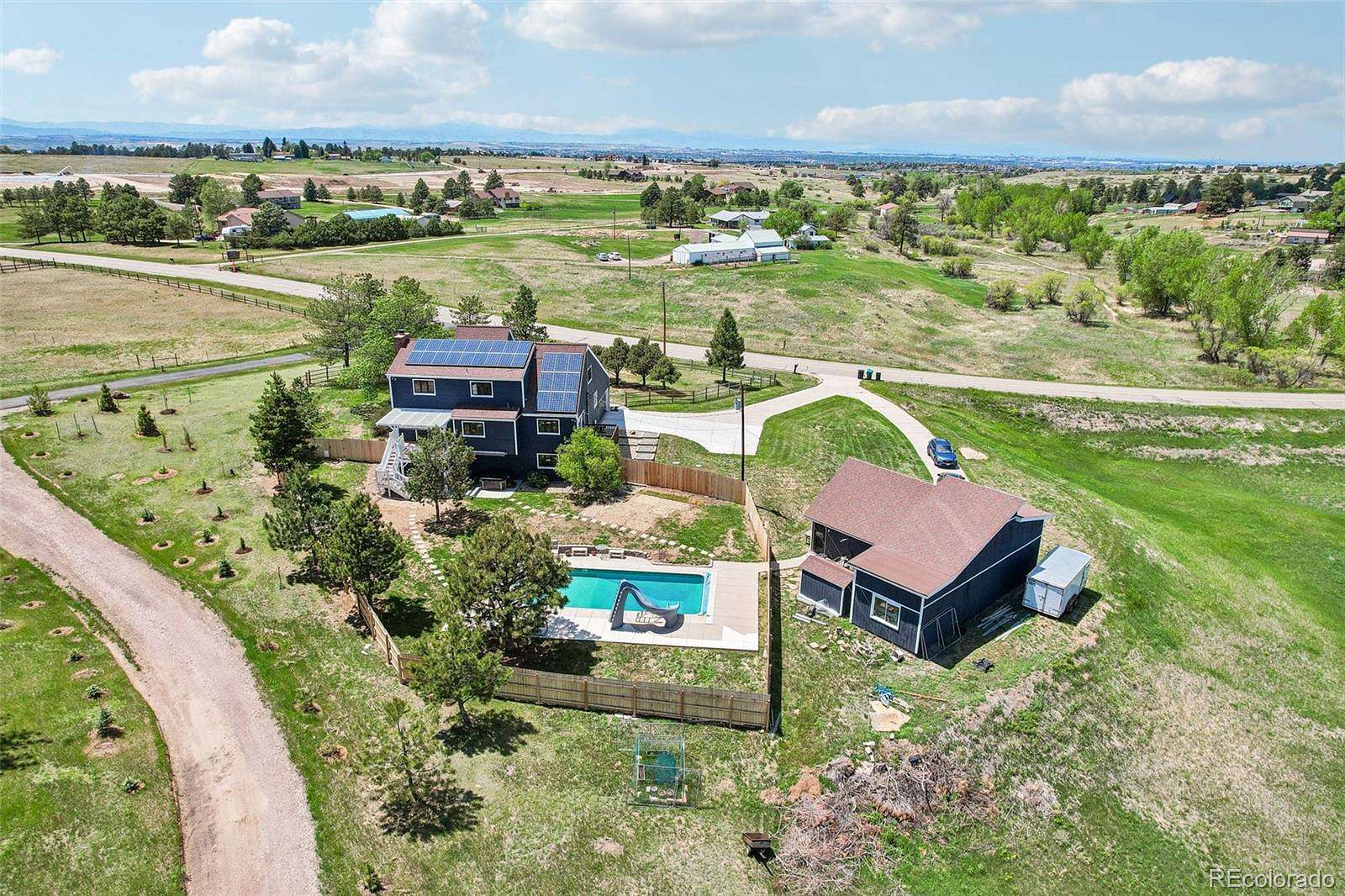 6.1 Acres of Land with Home for Sale in Parker, Colorado