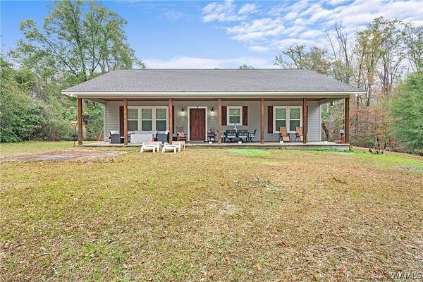10.3 Acres of Land with Home for Sale in Boligee, Alabama