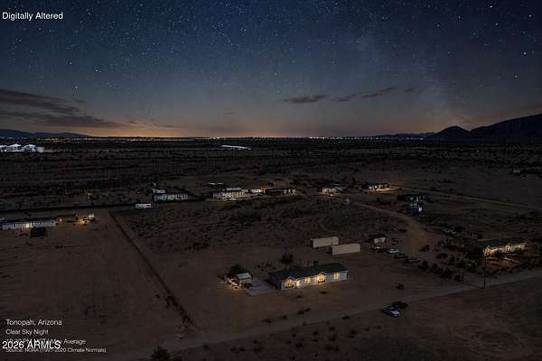 4 Acres of Land with Home for Sale in Tonopah, Arizona