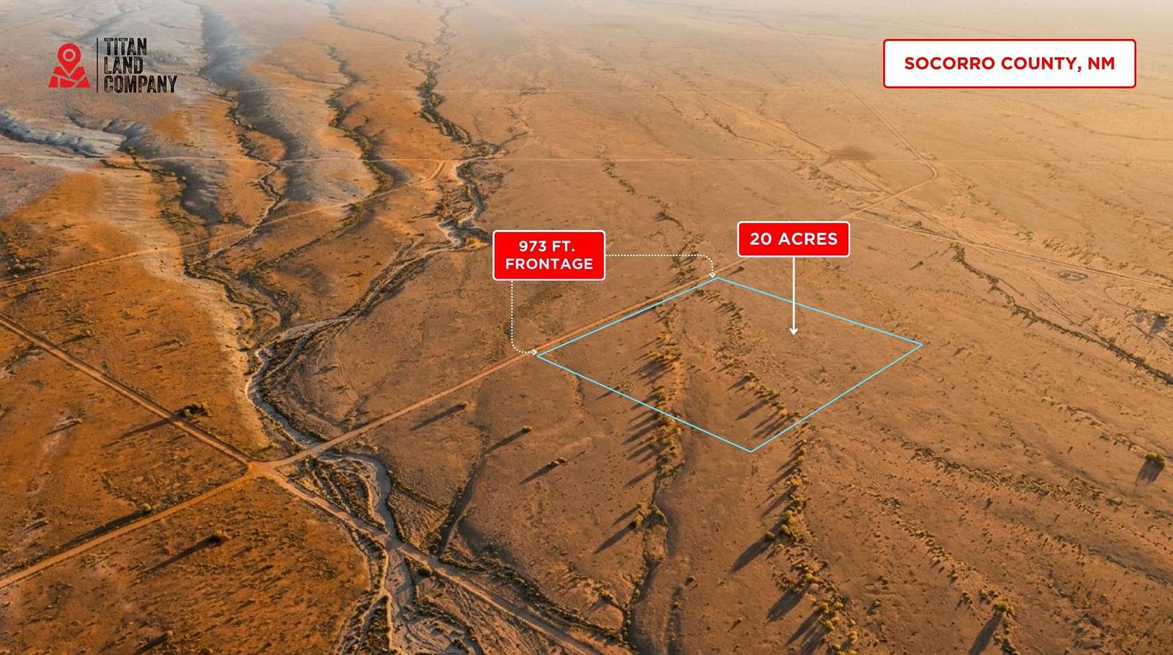 20 Acres of Recreational & Residential Land for Sale in San Antonio, New Mexico