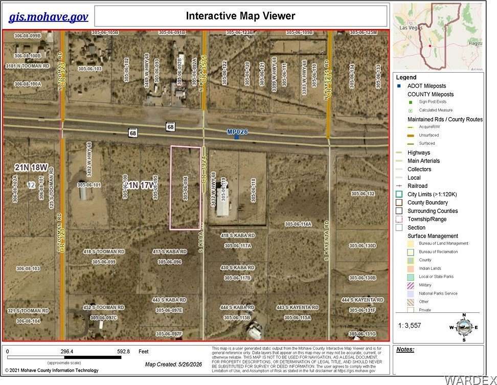 1.5 Acres of Commercial Land for Sale in Golden Valley, Arizona