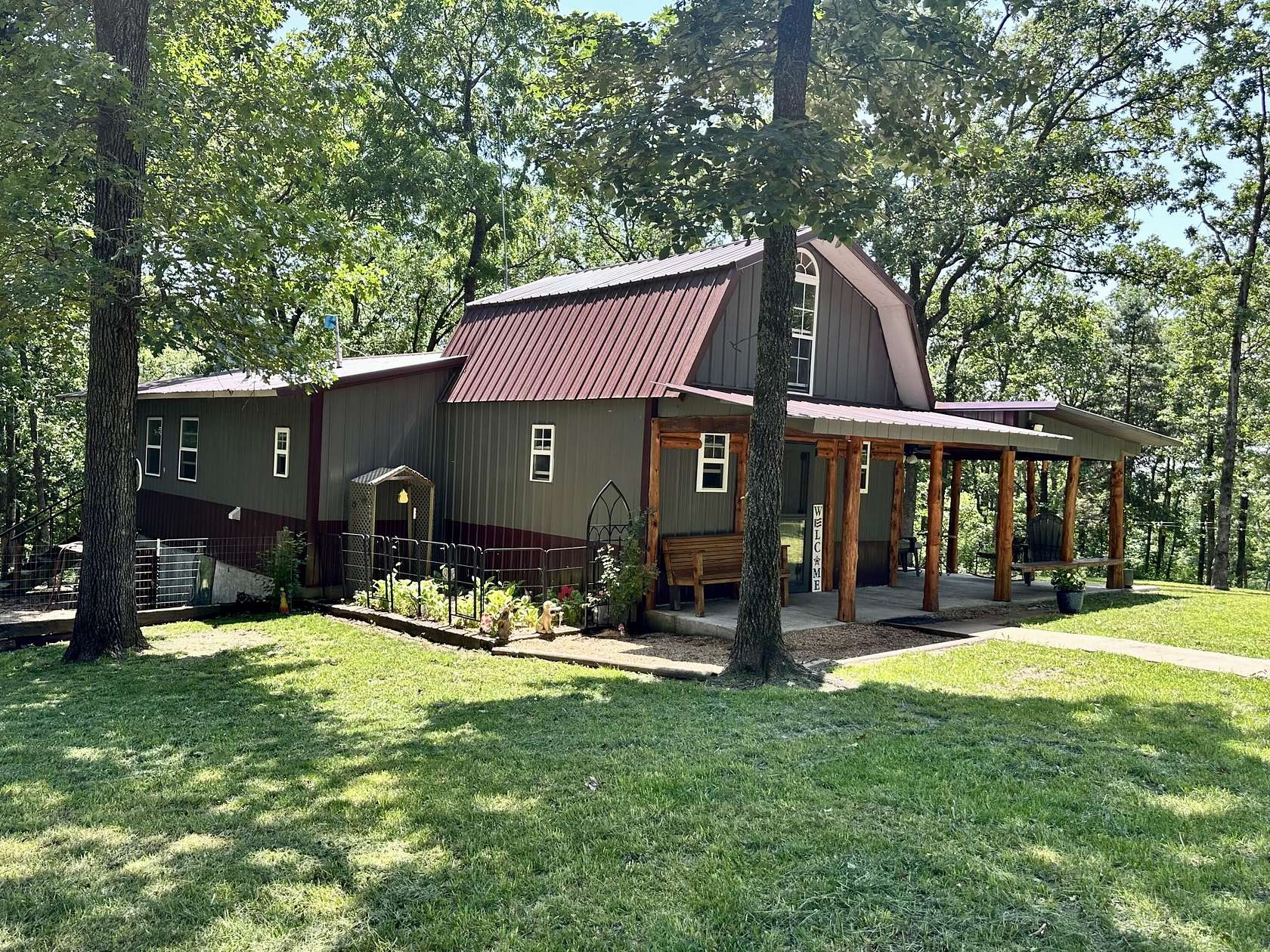 80 Acres of Recreational Land with Home for Sale in Pittsburg, Missouri