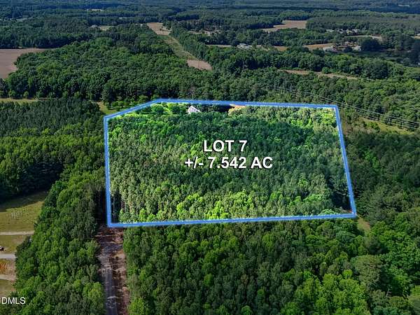 7.54 Acres of Residential Land for Sale in Zebulon, North Carolina