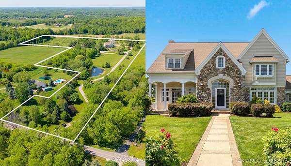 17.8 Acres of Recreational Land with Home for Sale in Byron Center, Michigan