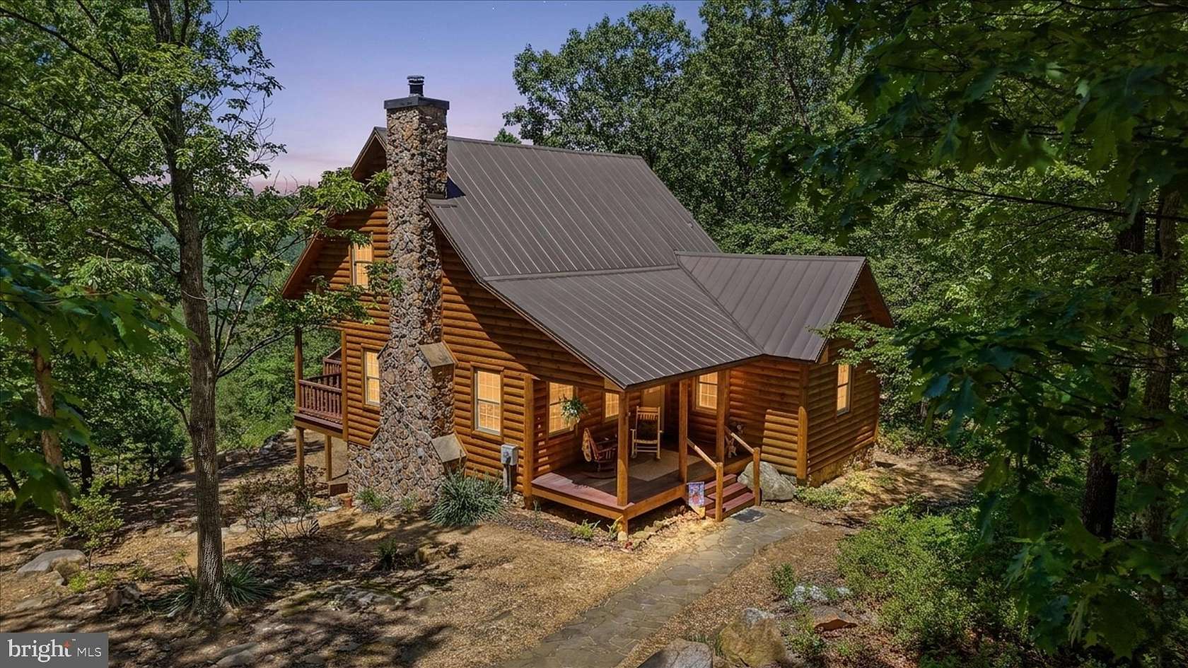 3.85 Acres of Land with Home for Sale in Capon Bridge, West Virginia