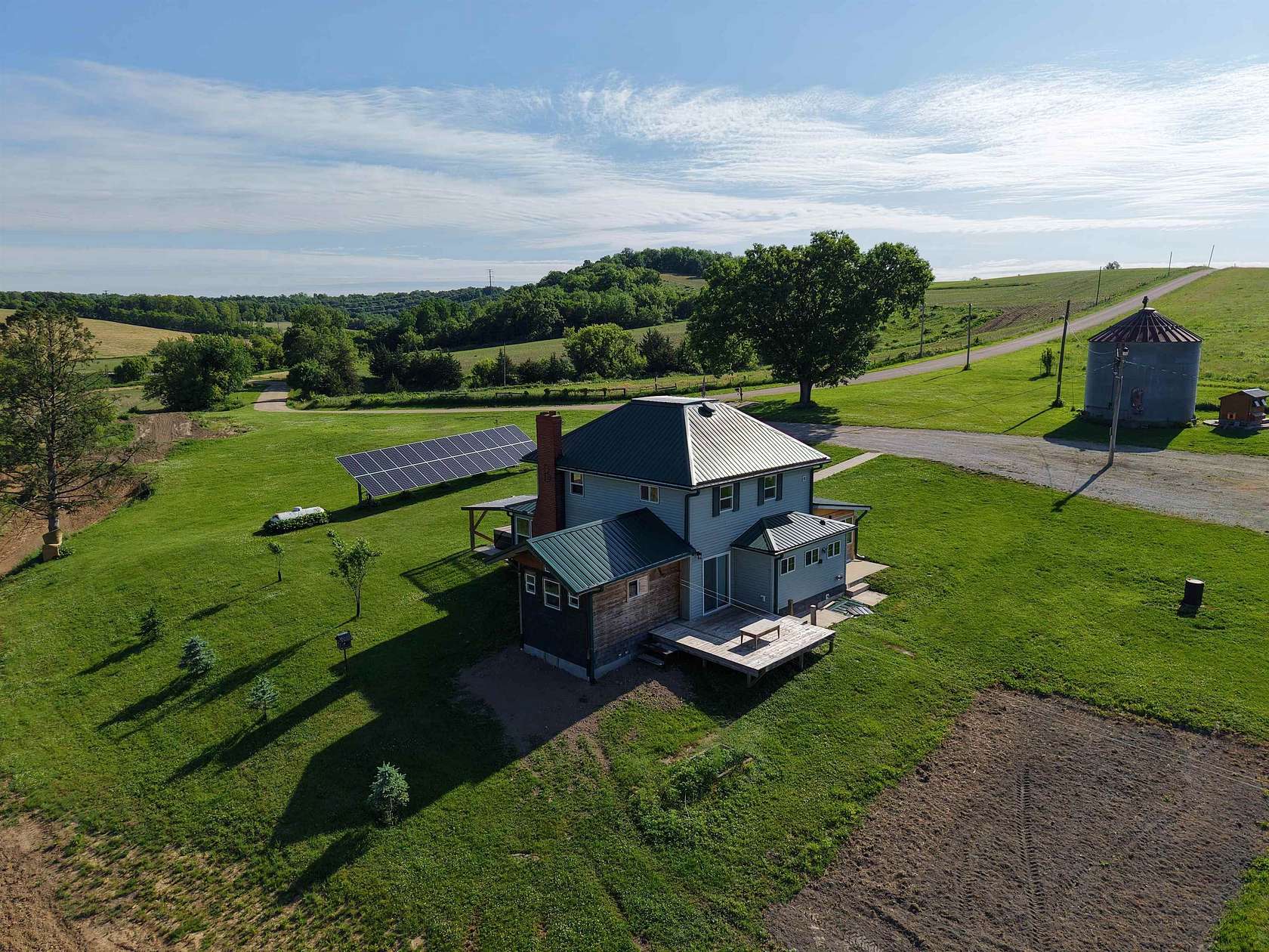 25.2 Acres of Land with Home for Sale in Cassville, Wisconsin