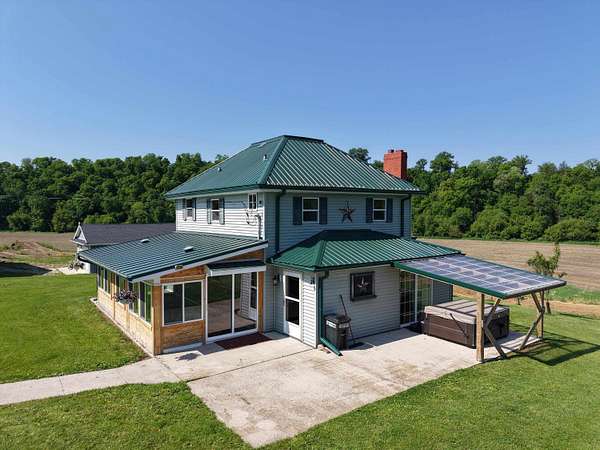 25.2 Acres of Agricultural Land with Home for Sale in Cassville, Wisconsin