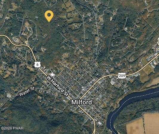 21.8 Acres of Recreational Land for Sale in Milford, Pennsylvania
