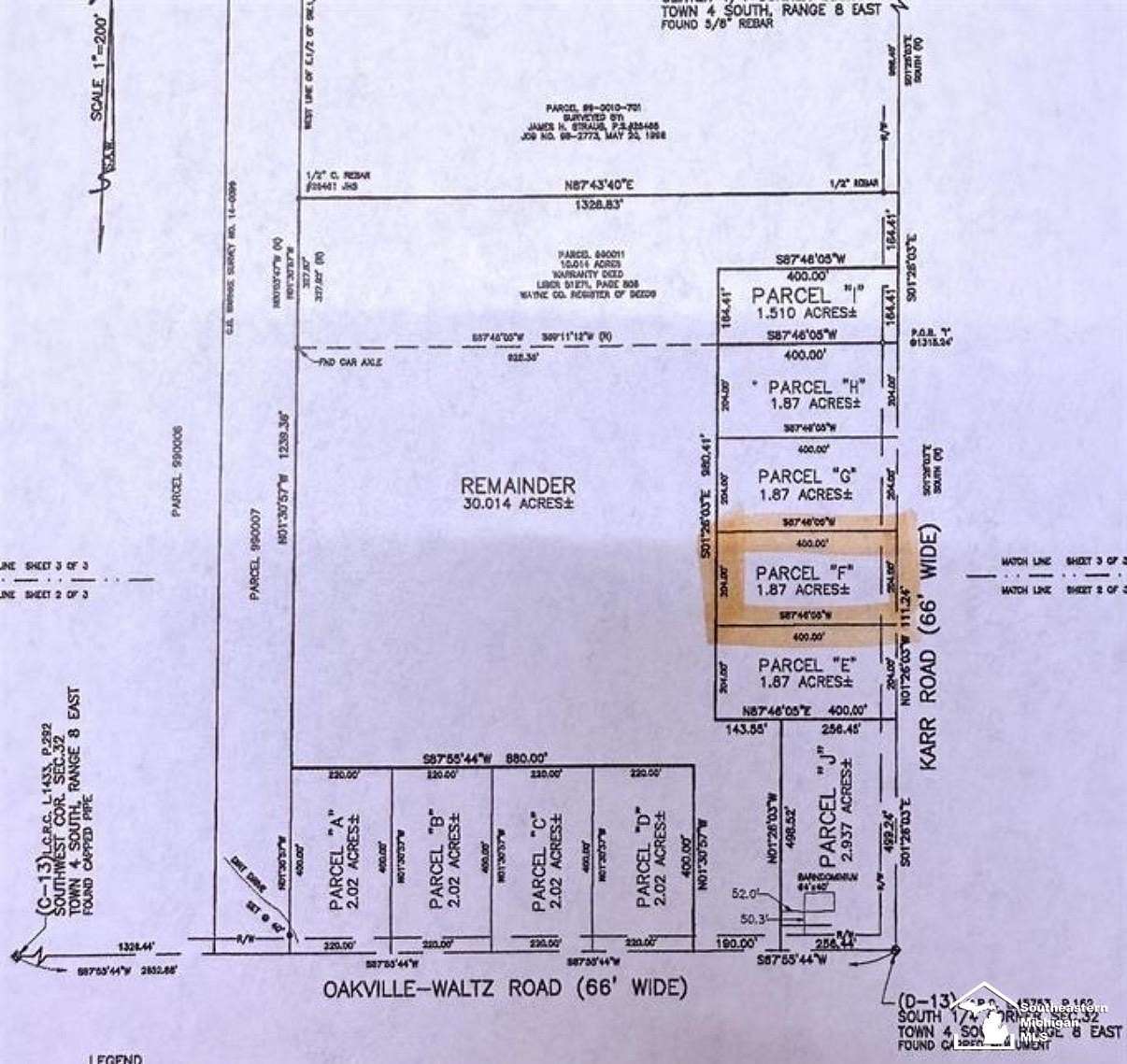 1.87 Acres of Residential Land for Sale in Sumpter Township, Michigan