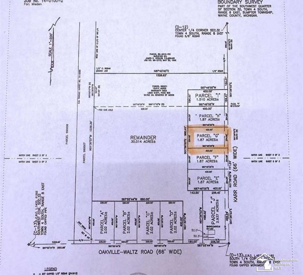 1.87 Acres of Residential Land for Sale in Sumpter Township, Michigan