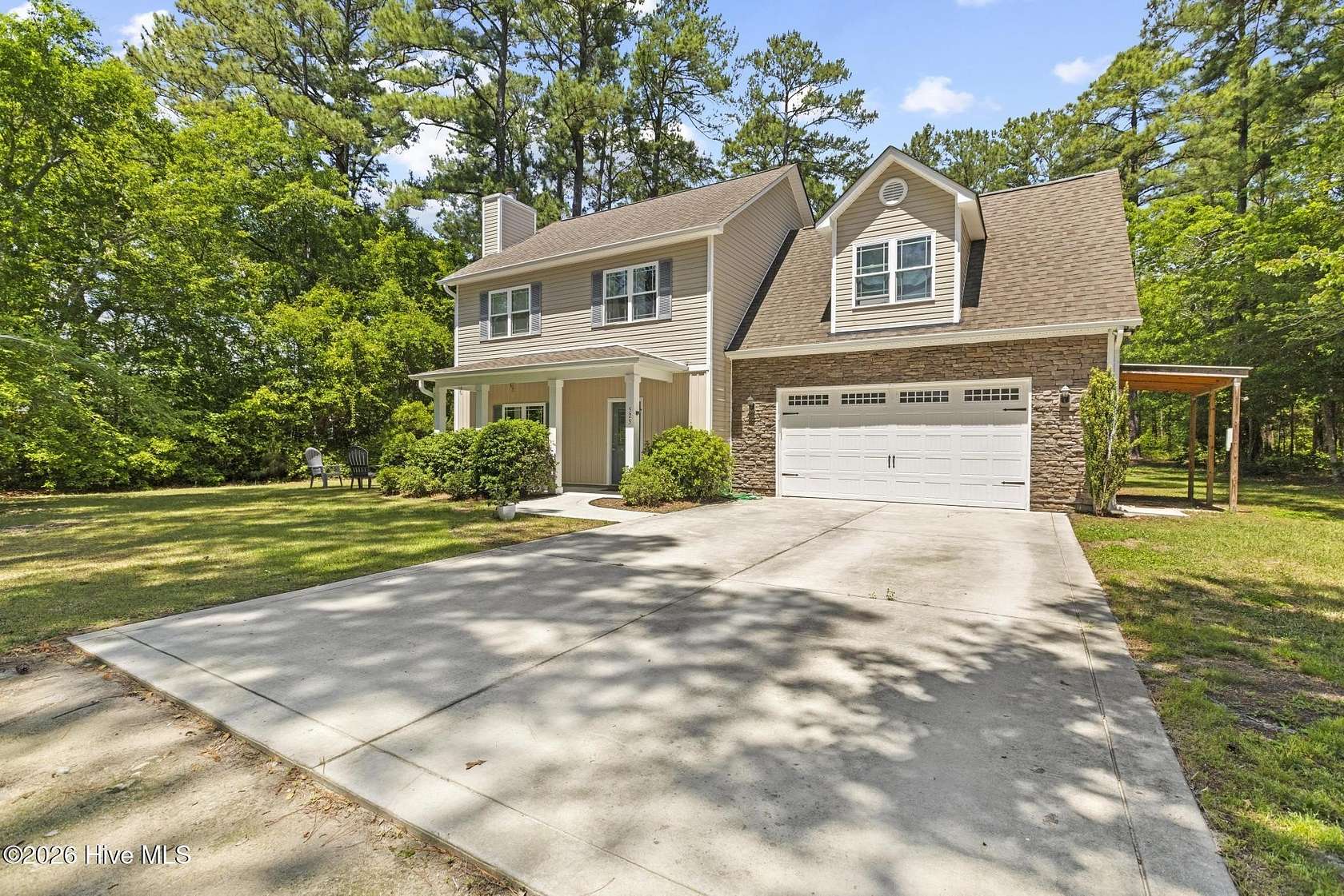 7.26 Acres of Land with Home for Sale in Holly Ridge, North Carolina
