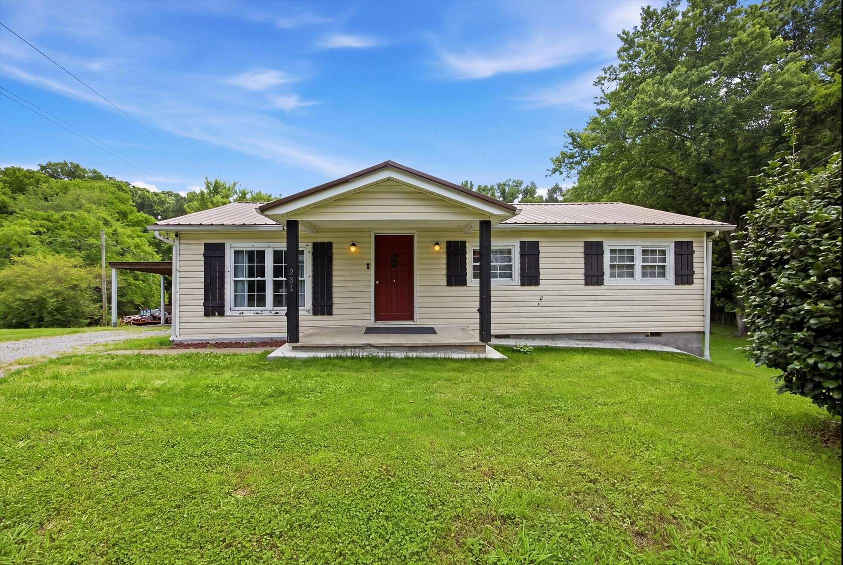 3 Acres of Land with Home for Sale in Dalton, Georgia