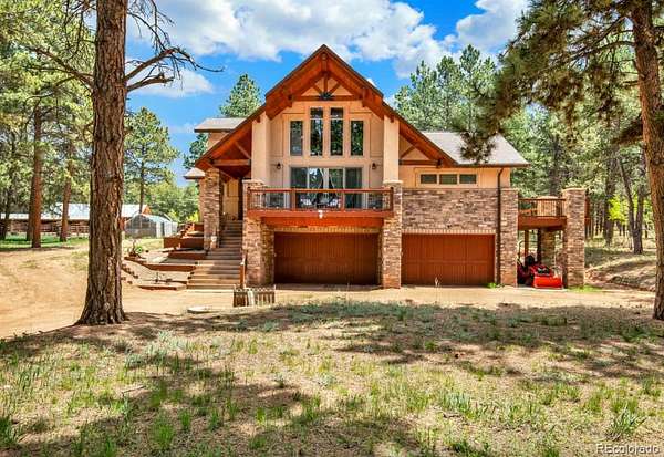 5 Acres of Land with Home for Sale in Woodland Park, Colorado