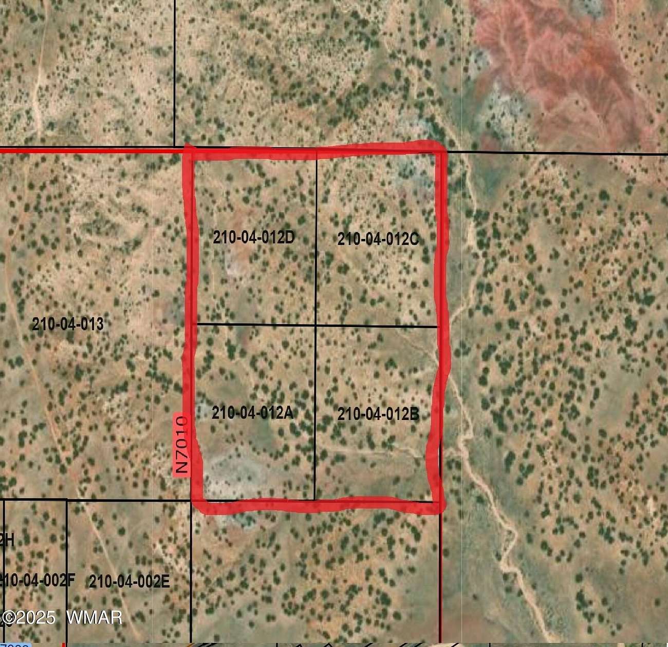 44.4 Acres of Land for Sale in Chambers, Arizona