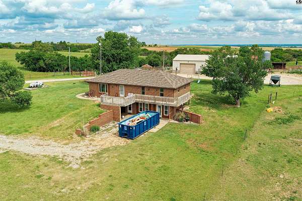 3.7 Acres of Land with Home for Sale in New Cambria, Kansas