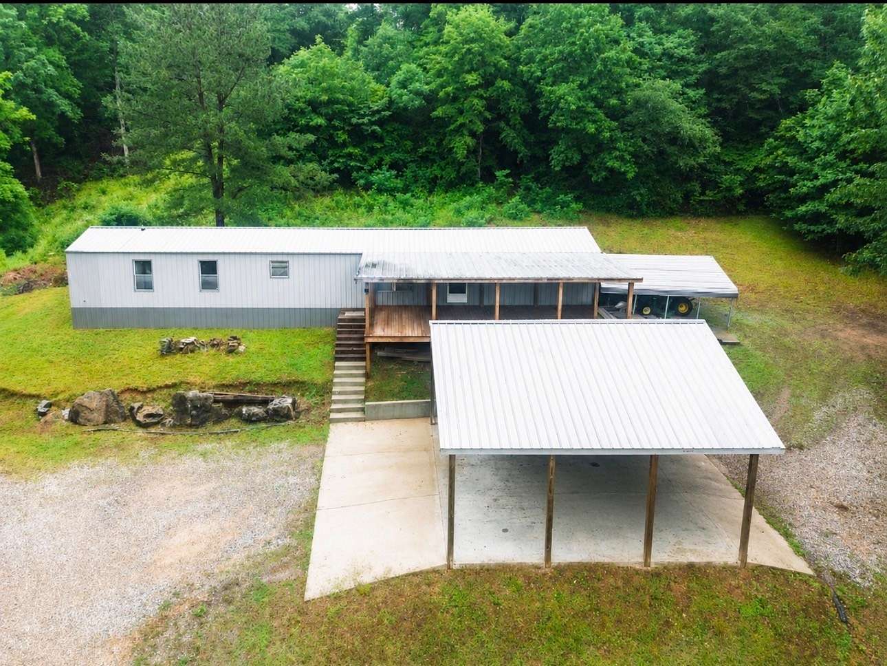 3 Acres of Land with Home for Sale in Cunningham, Tennessee
