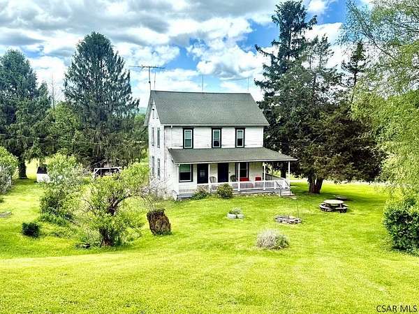 10 Acres of Land with Home for Sale in Hollsopple, Pennsylvania