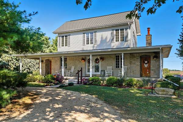 5.88 Acres of Land with Home for Sale in Sterling, Illinois