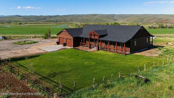 12.4 Acres of Recreational Land with Home for Sale in Cokeville, Wyoming