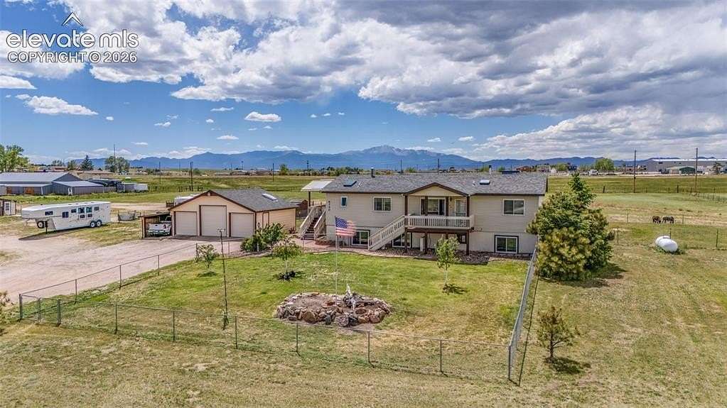 5 Acres of Land with Home for Sale in Peyton, Colorado