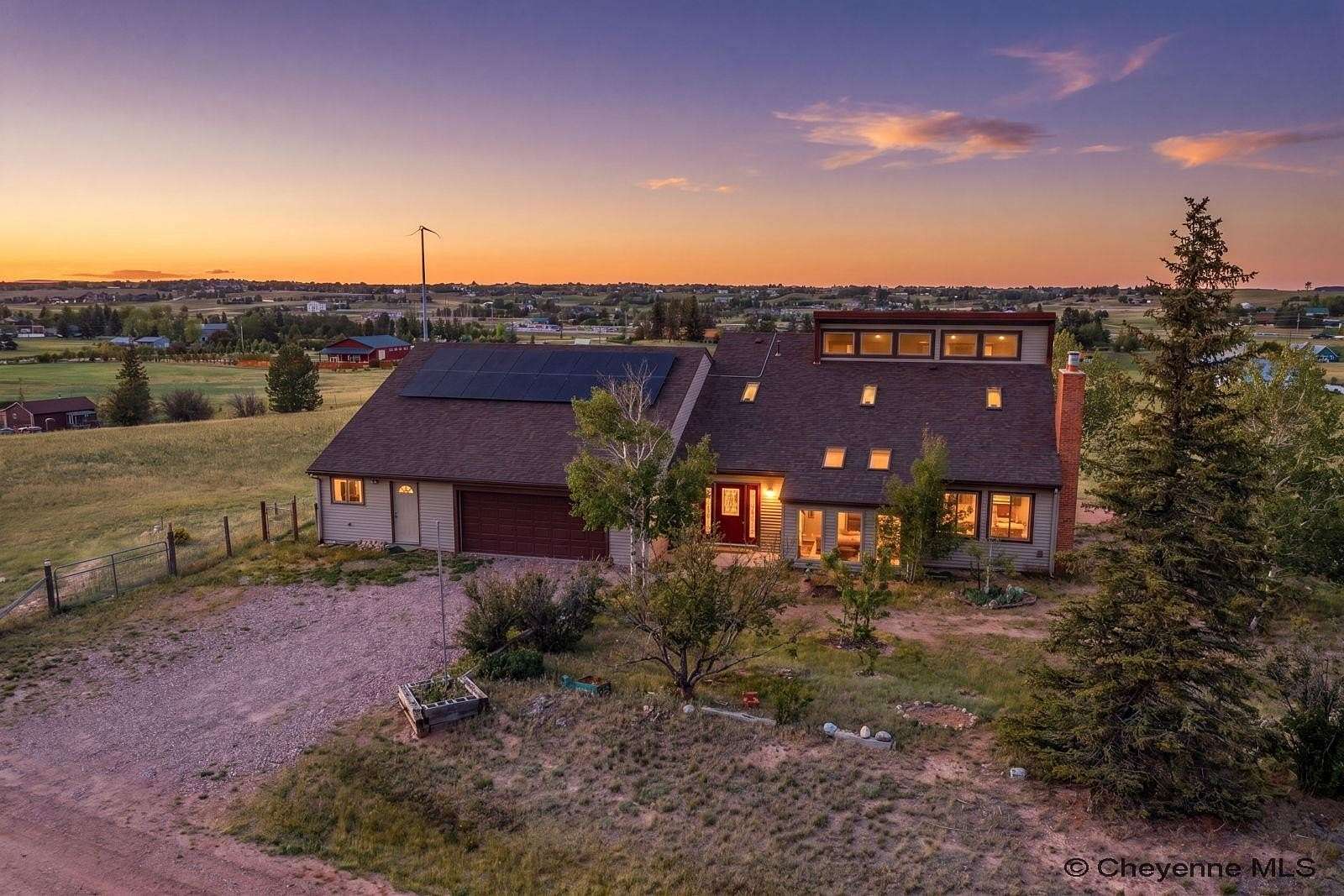 4.45 Acres of Land with Home for Sale in Cheyenne, Wyoming