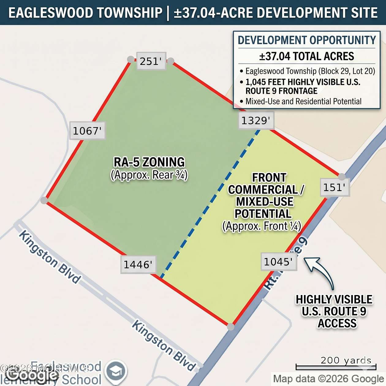 Mixed-Use Land for Sale in Eagleswood Village, New Jersey