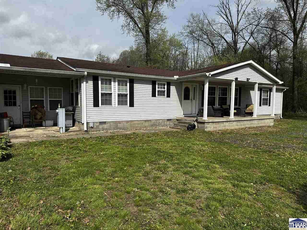7.42 Acres of Land with Home for Sale in Jasonville, Indiana