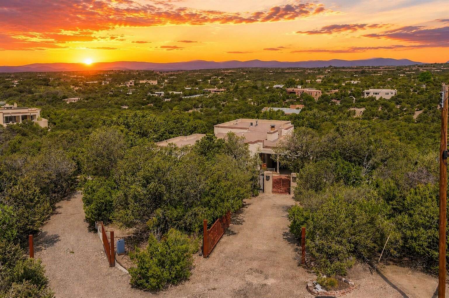 3 Acres of Land with Home for Sale in Santa Fe, New Mexico