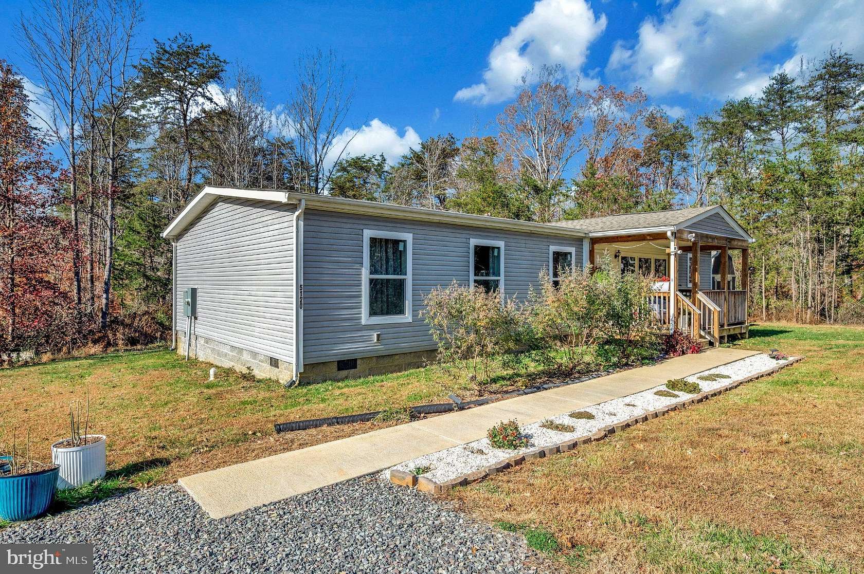 6.26 Acres of Land with Home for Sale in Rhoadesville, Virginia