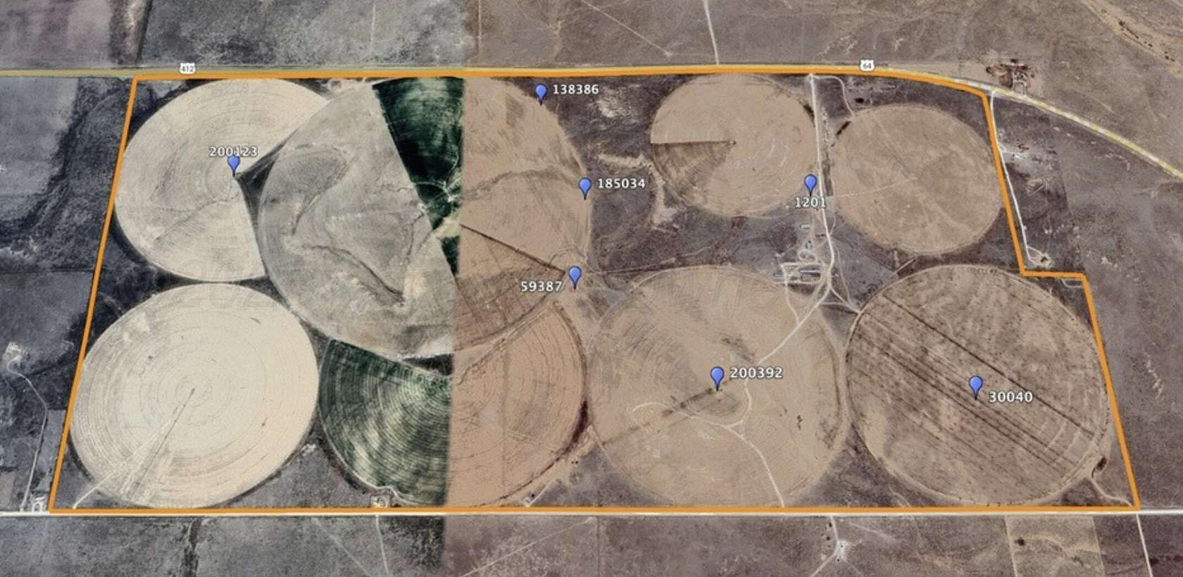 1,234 Acres of Land for Sale in Guymon, Oklahoma