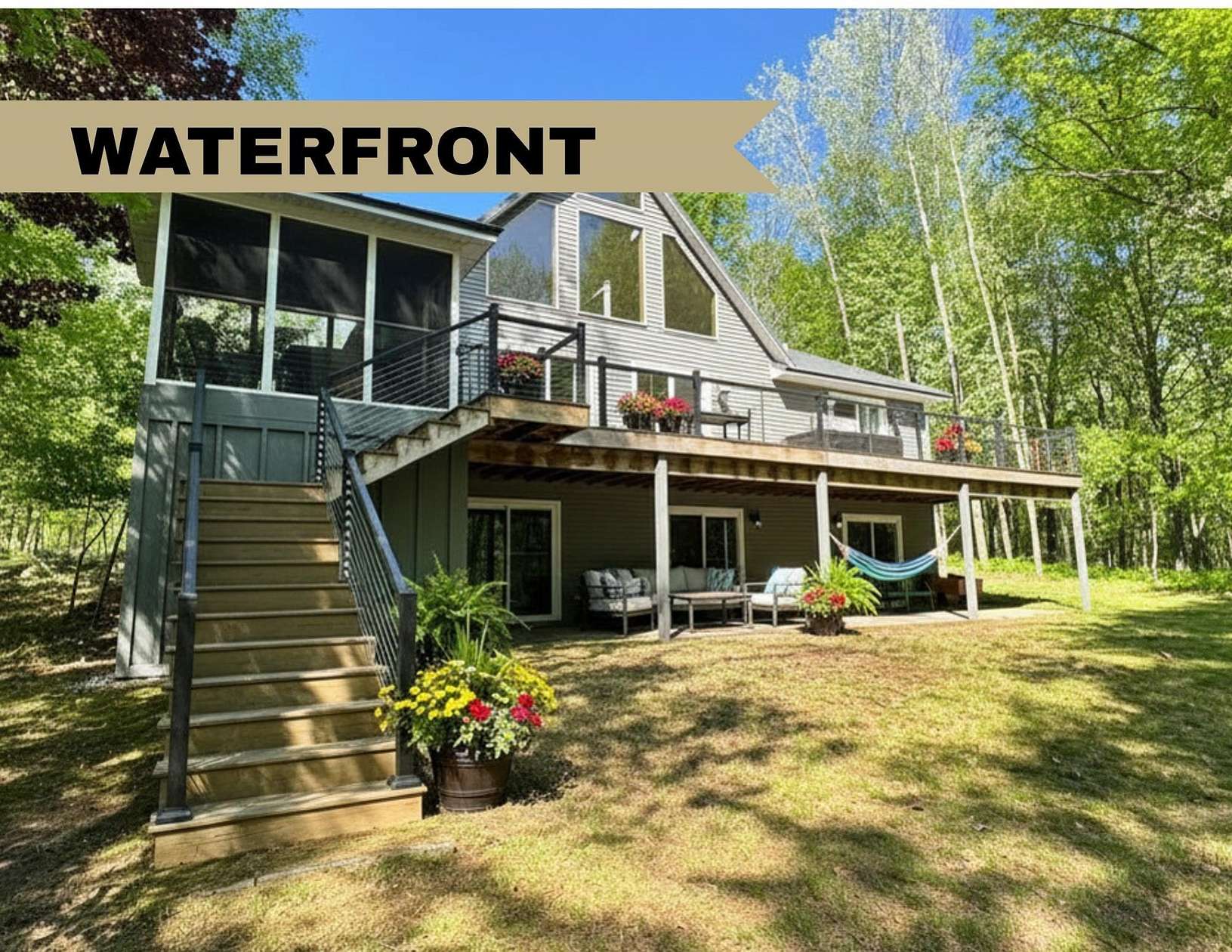 1.5 Acres of Land with Home for Sale in Farwell, Michigan