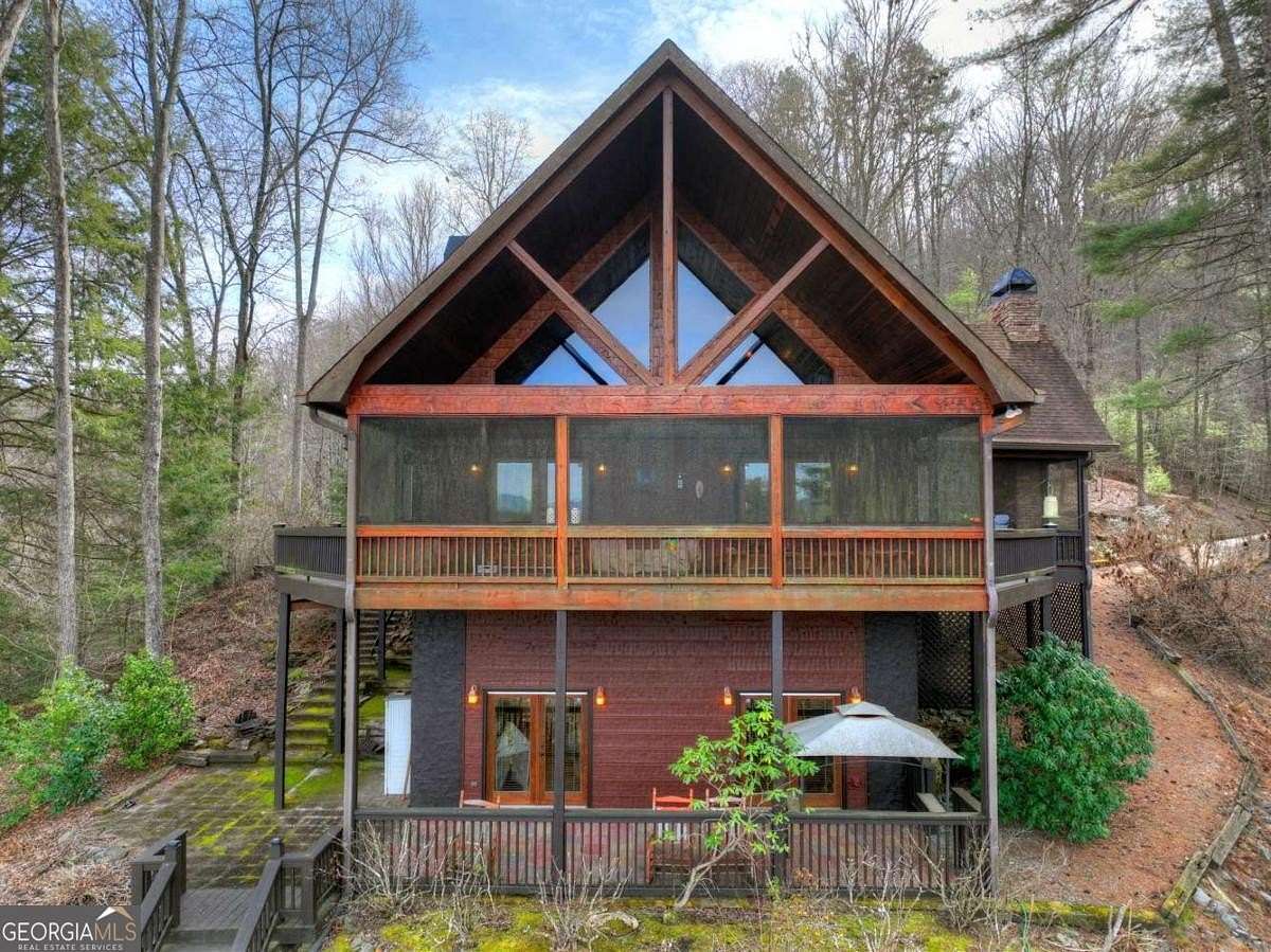 3.64 Acres of Land with Home for Sale in Mineral Bluff, Georgia