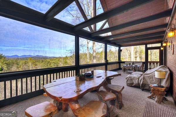 3.64 Acres of Land with Home for Sale in Mineral Bluff, Georgia