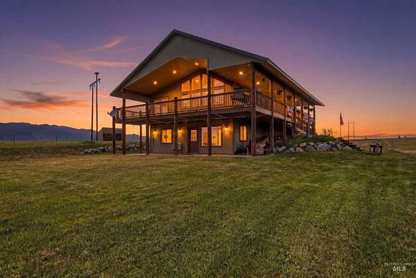 6.89 Acres of Land with Home for Sale in Cascade, Idaho
