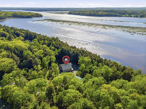 3.5 Acres of Land with Home for Sale in Dresden Town, Maine