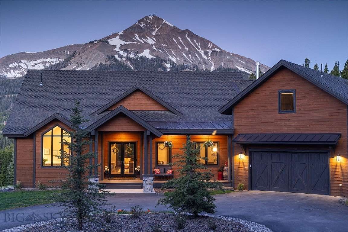 1.52 Acres of Land with Home for Sale in Big Sky, Montana