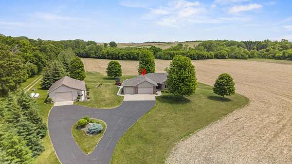 21 Acres of Agricultural Land with Home for Sale in Ripon, Wisconsin