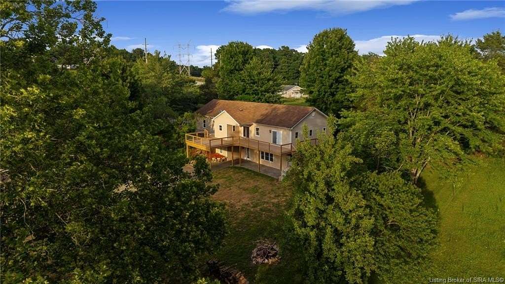 6.61 Acres of Land with Home for Sale in Georgetown, Indiana