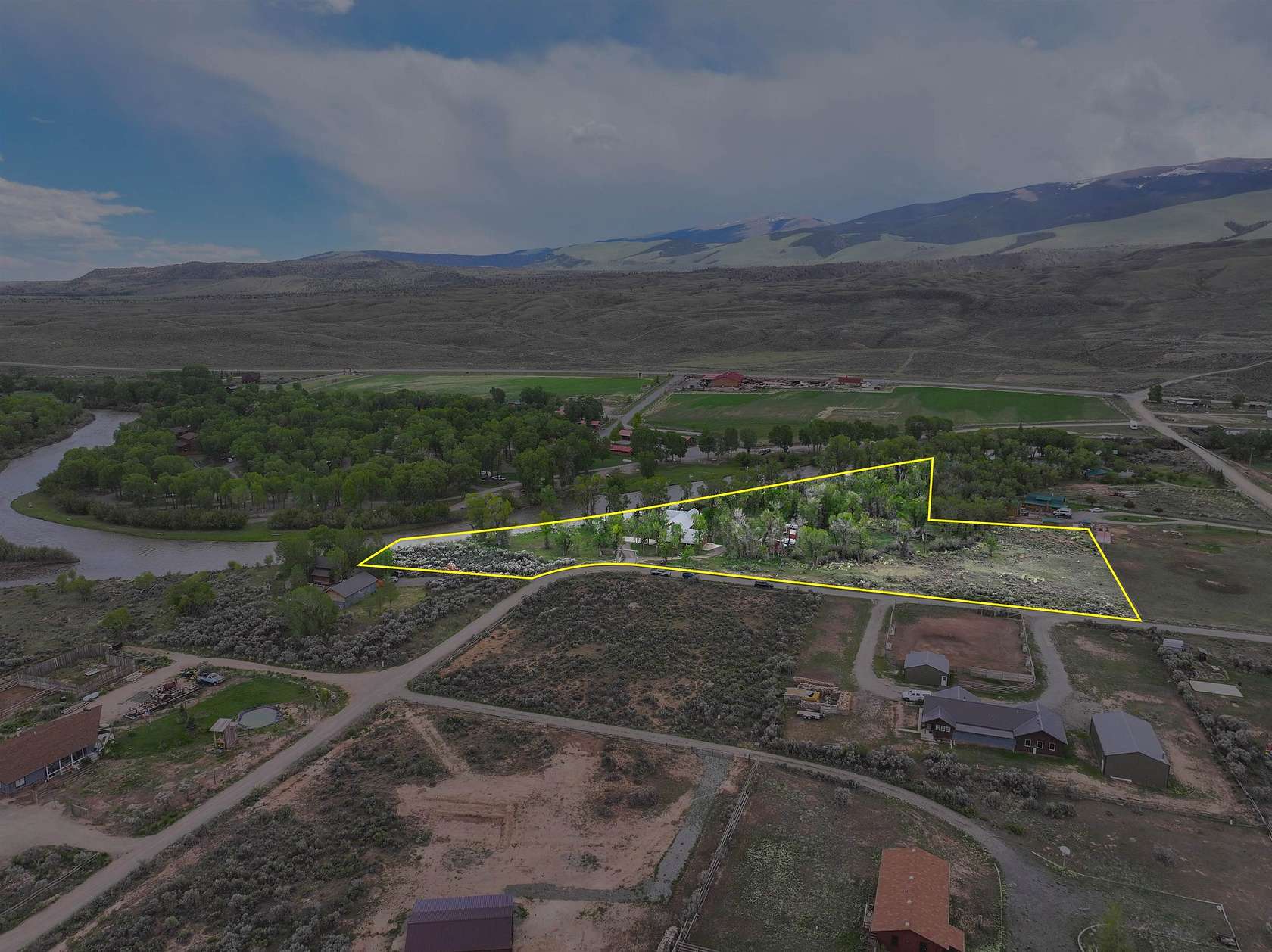 6 Acres of Land with Home for Sale in Dubois, Wyoming
