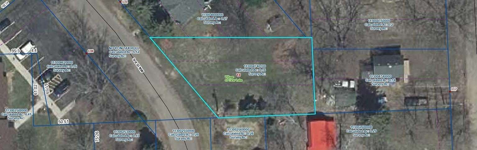 0.16 Acres of Residential Land for Sale in Clear Lake, Wisconsin