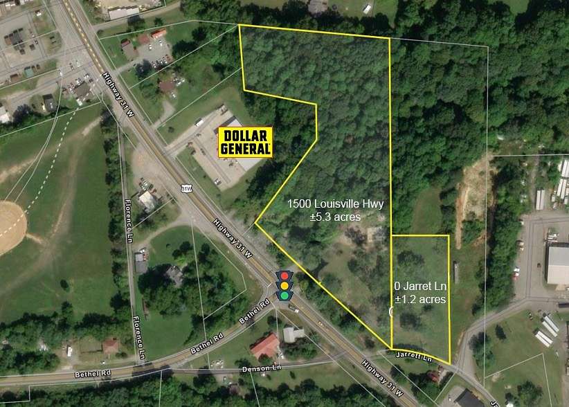 5.3 Acres of Commercial Land for Sale in Goodlettsville, Tennessee