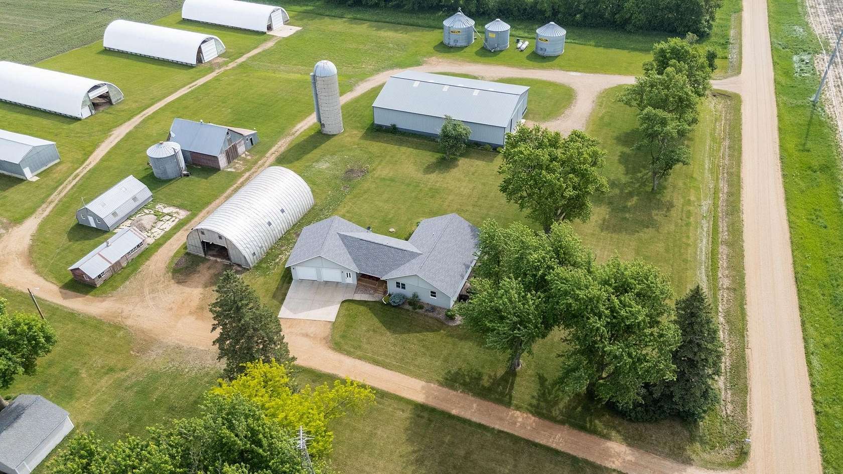 10 Acres of Land with Home for Sale in Woodstock, Minnesota