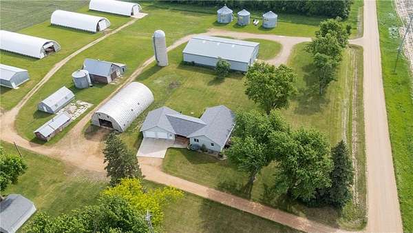 10 Acres of Land with Home for Sale in Rock Township, Minnesota