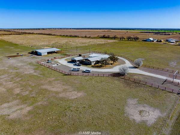55 Acres of Agricultural Land with Home for Sale in Coleman, Texas