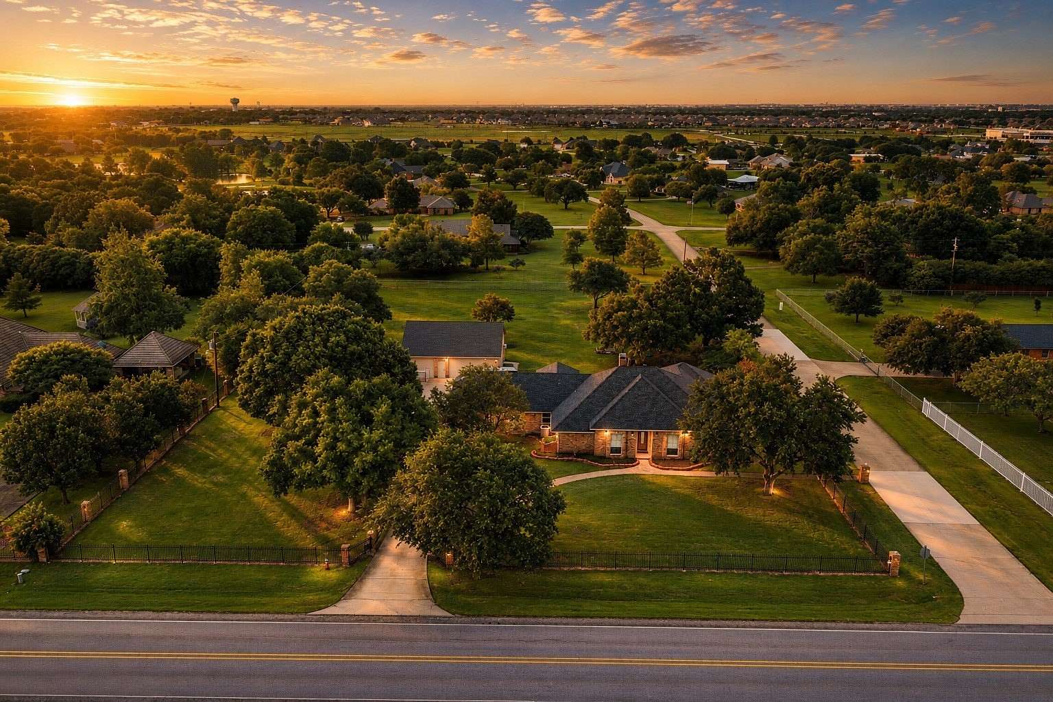 1.5 Acres of Land with Home for Sale in Forney, Texas