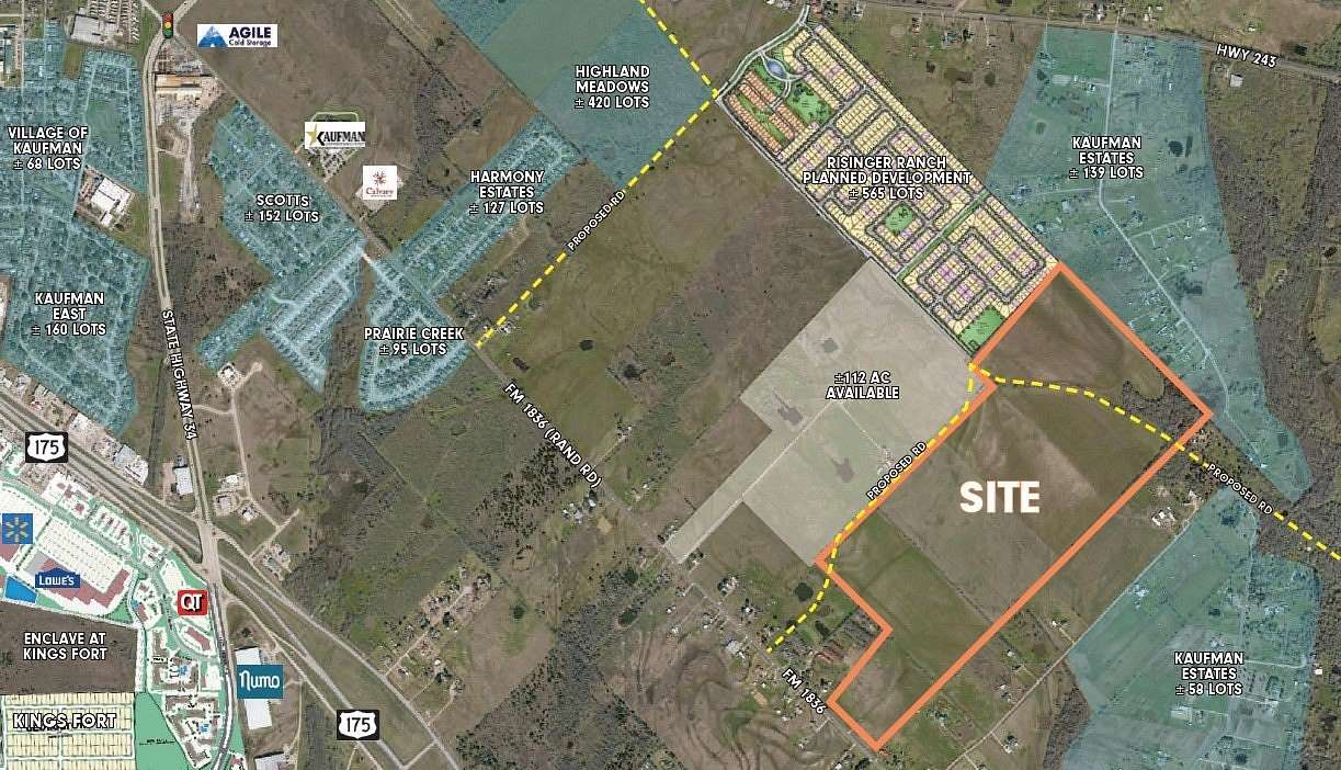 201 Acres of Land for Sale in Kaufman, Texas